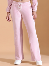 Women Luxe velour Iconic Flair Pants