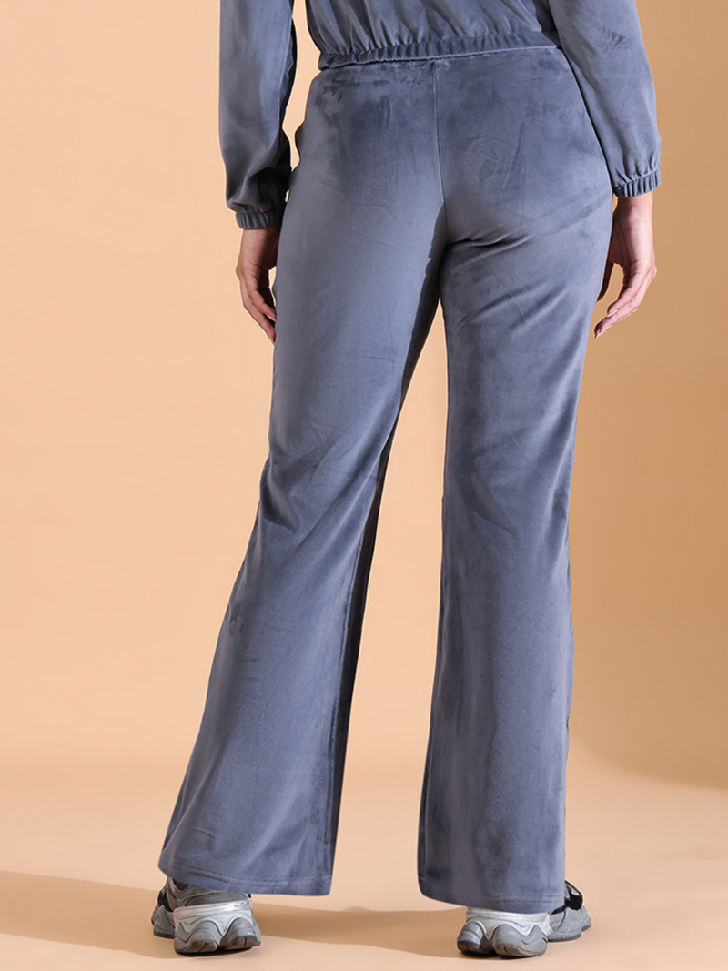 Women Luxe velour Iconic Flair Pants