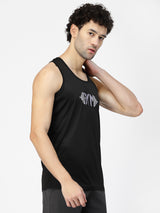 Men Black Solid Stringer