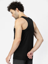 Men Black Solid Stringer