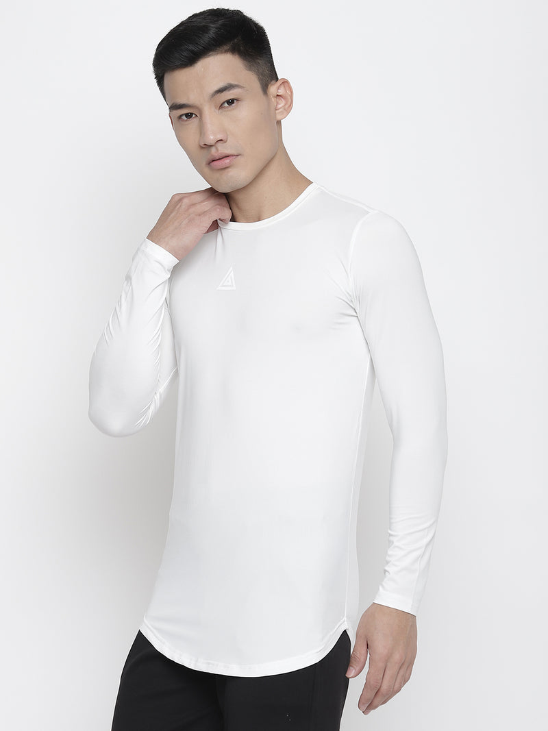 Full Sleeves T-shirts-White