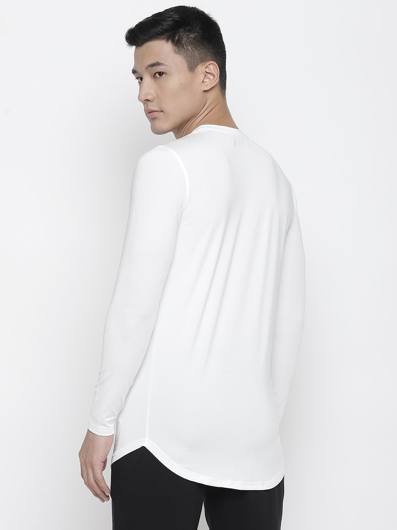 Full Sleeves T-shirts-White